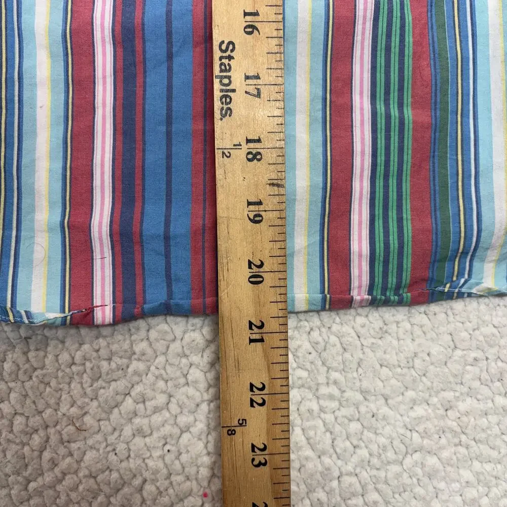 Vintage Ralph Lauren Shirt 7 Boys Multicolor Striped Button Down Pony Youth 90s